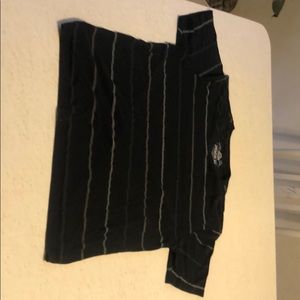 Black stripped t shirt